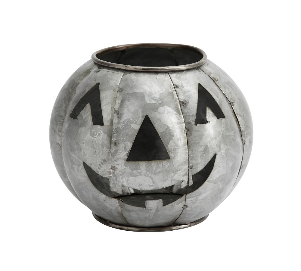 Galvanized Jack O Lanterns Pottery Barn