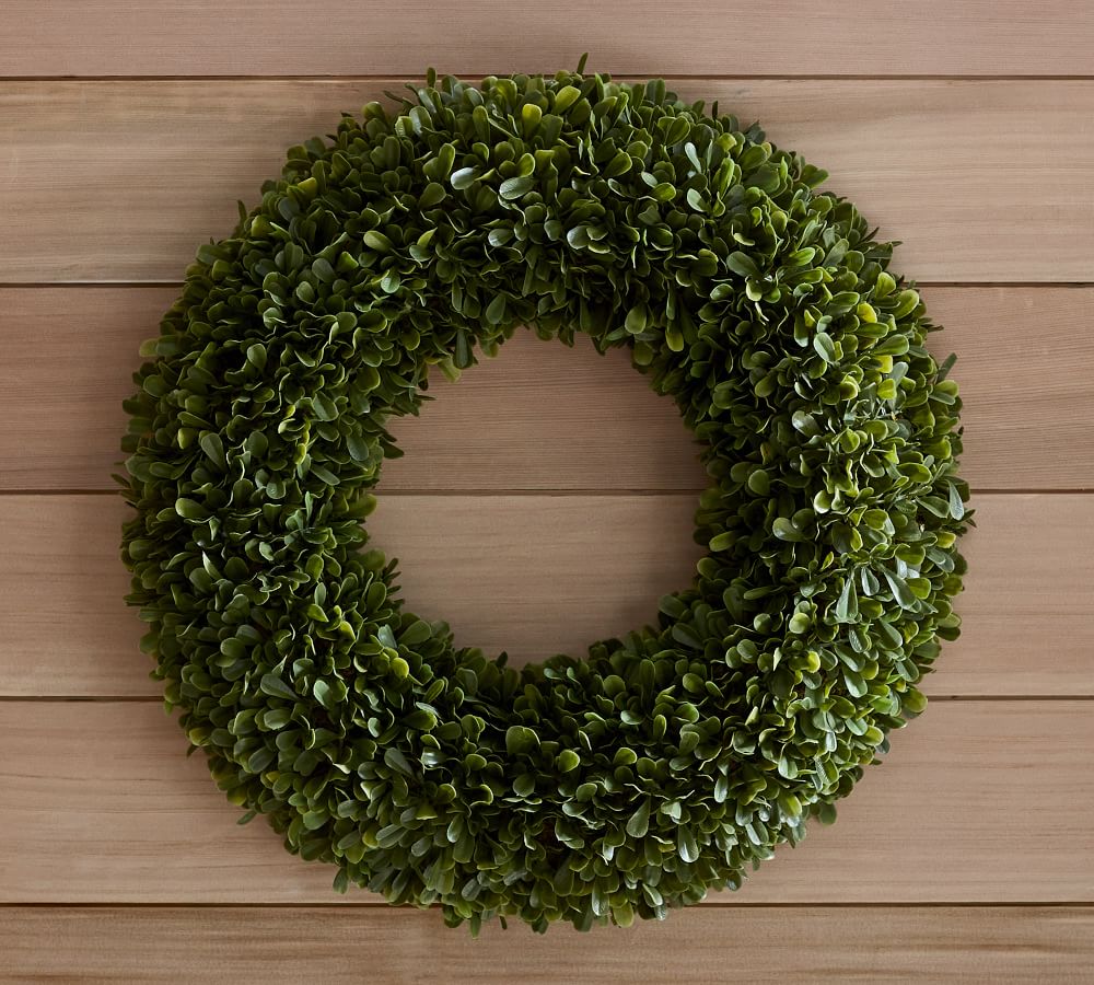 Boxwood Wreath Pottery Barn