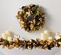 Faux Magnolia Eucalyptus Pods Wreath Garland Pottery Barn