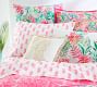 Lilly Pulitzer Flamenco Pineapple Embroidered Filled Throw Pillow