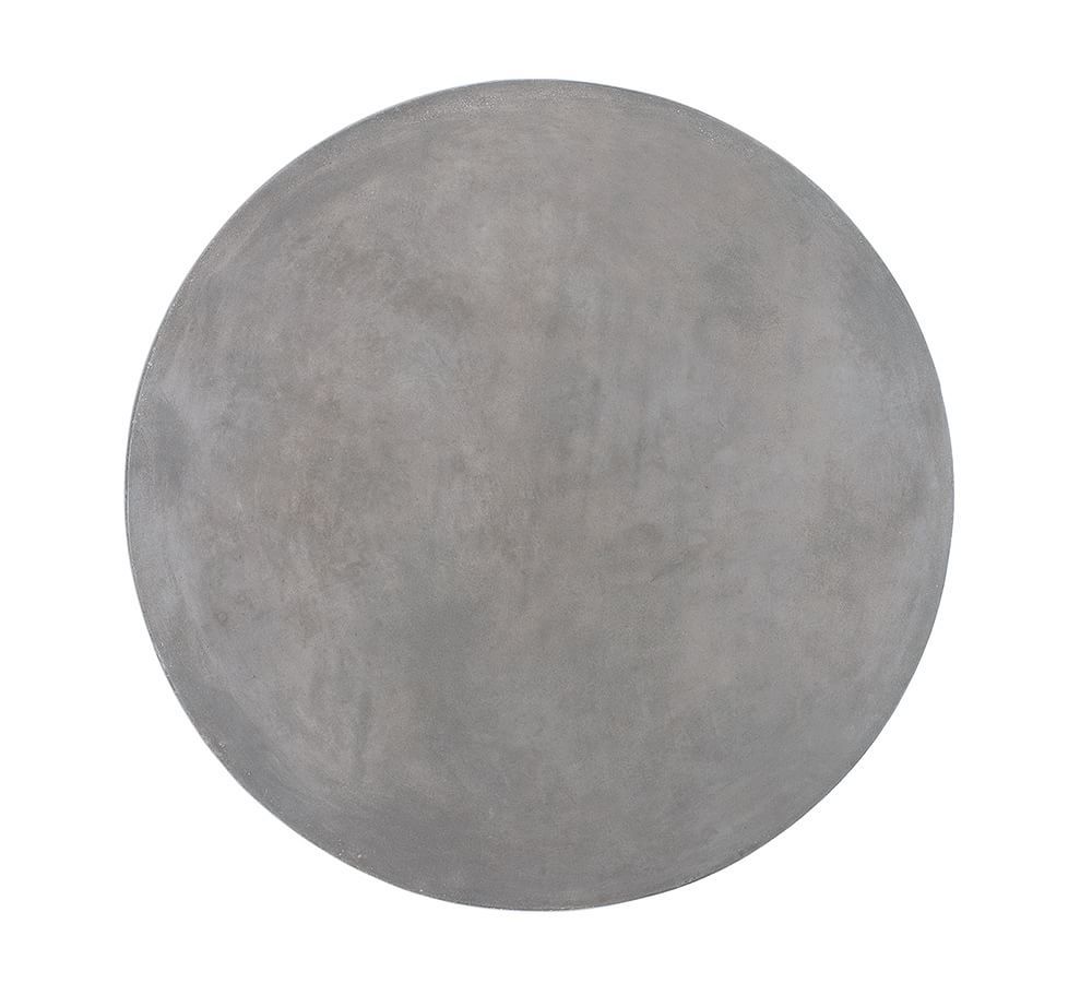 Abbott Concrete Fsc Acacia Round Dining Table Huntington All