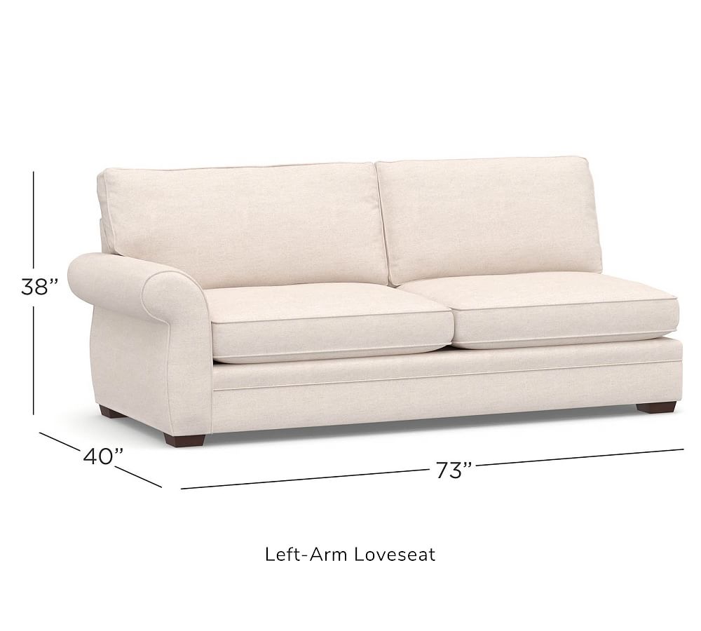 Build Your Own Pearce Roll Arm Upholstered Sectional Components