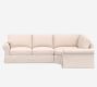 Pb Comfort Roll Arm Slipcovered Piece Sectional With Wedge Pottery Barn