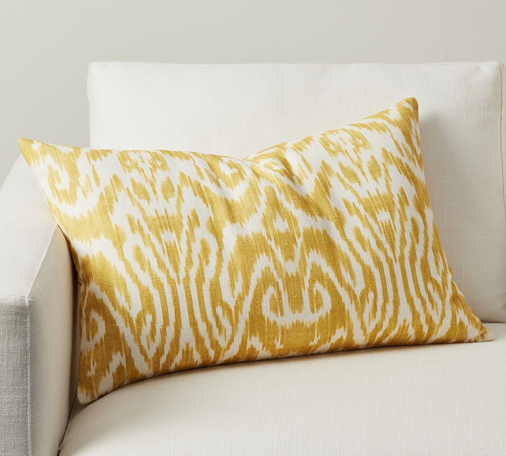 Vega Ikat Lumbar Pillow Pottery Barn