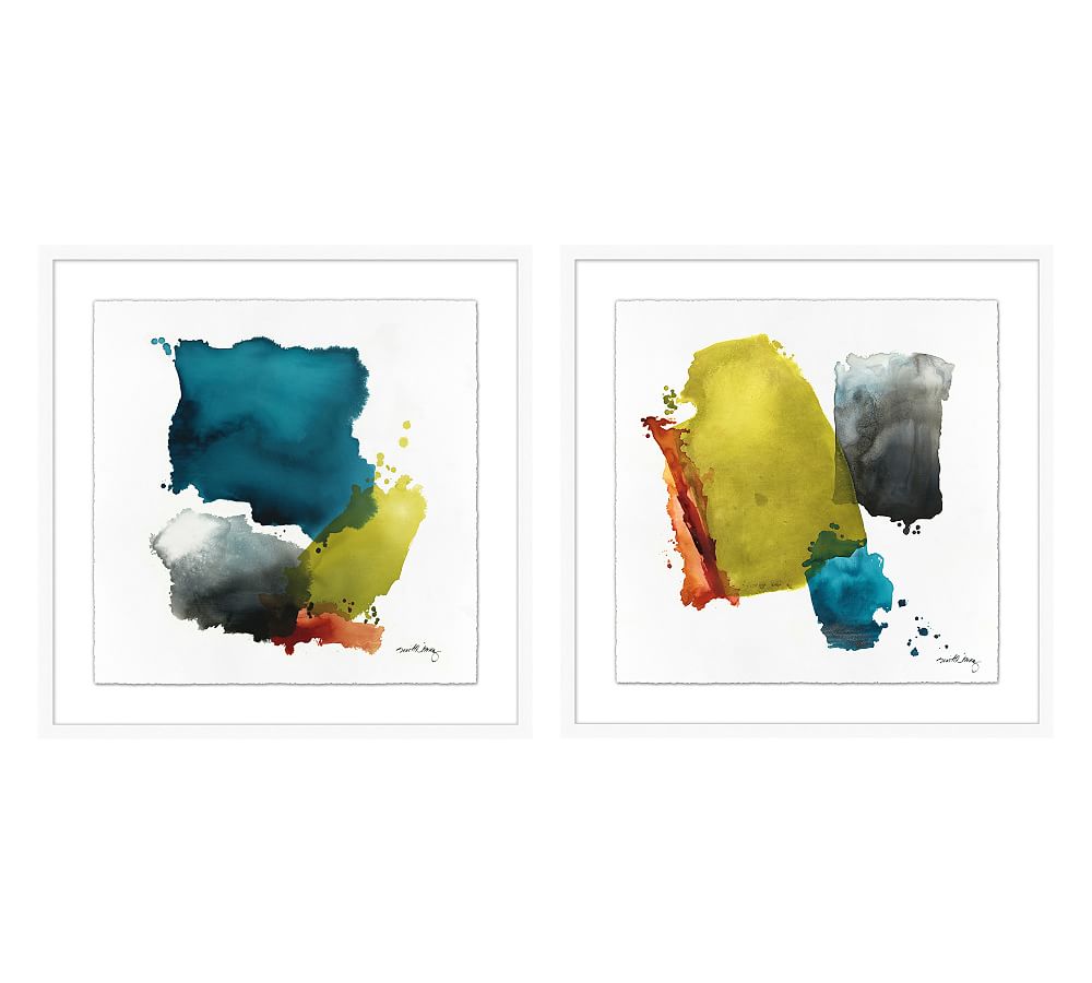 Splash Of Color Framed Prints Pottery Barn