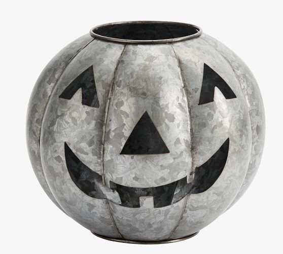 Galvanized Jack O Lantern Pottery Barn