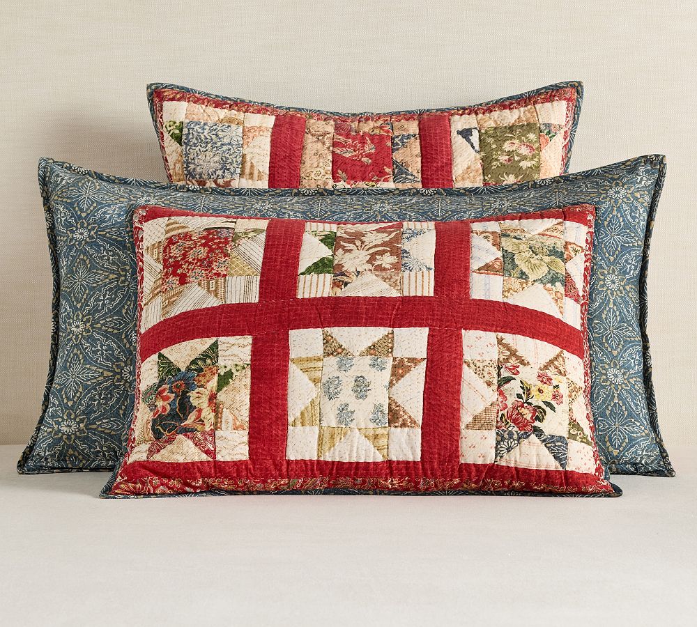 Emerson Reversible Quilted Sham Pottery Barn