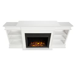 Real Flame Ashton Grand Electric Fireplace Media Cabinet Pottery Barn