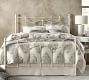 Asher Medallion Organic Percale Duvet Cover Pottery Barn