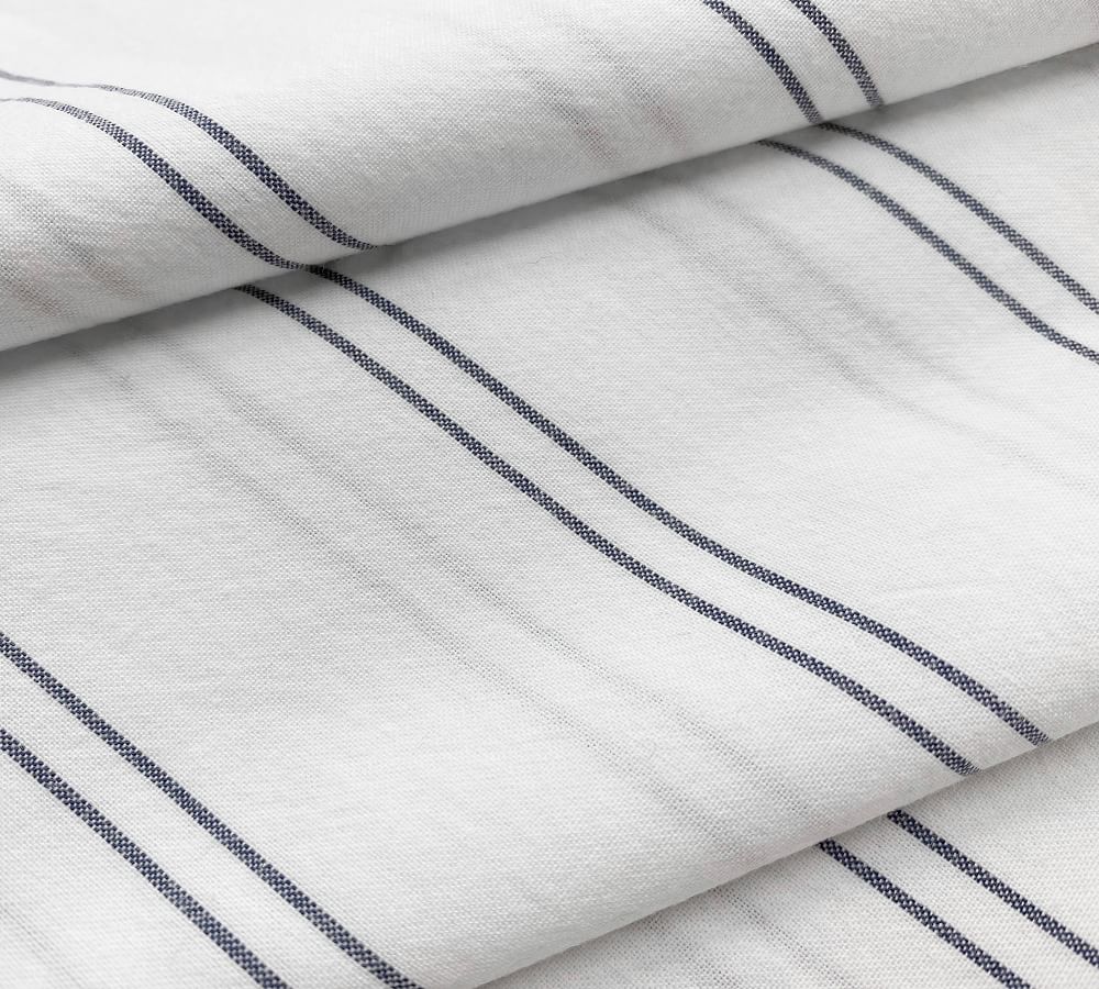 Melia Striped Percale Comforter Shams Set Pottery Barn