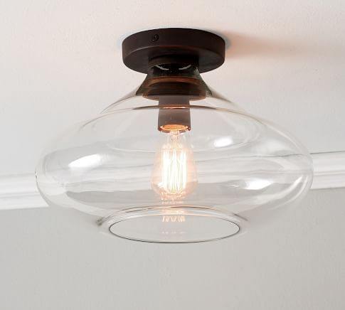 McCarthy 3 Light Glass Pendant Pottery Barn