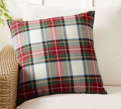 Stewart Plaid Star Shaped Pillow Pottery Barn