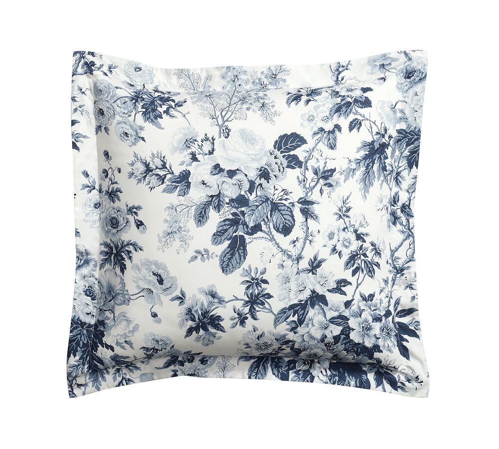 Garden Floral Percale Sham Pottery Barn