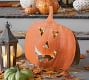 Lit Galvanized Jack O Lantern Pottery Barn