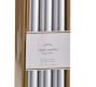 Unscented Silver Taper Candles Set Of Pottery Barn