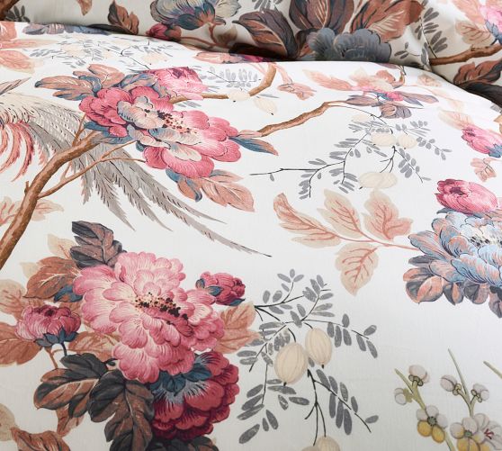 Piper Floral Percale Sham Pottery Barn