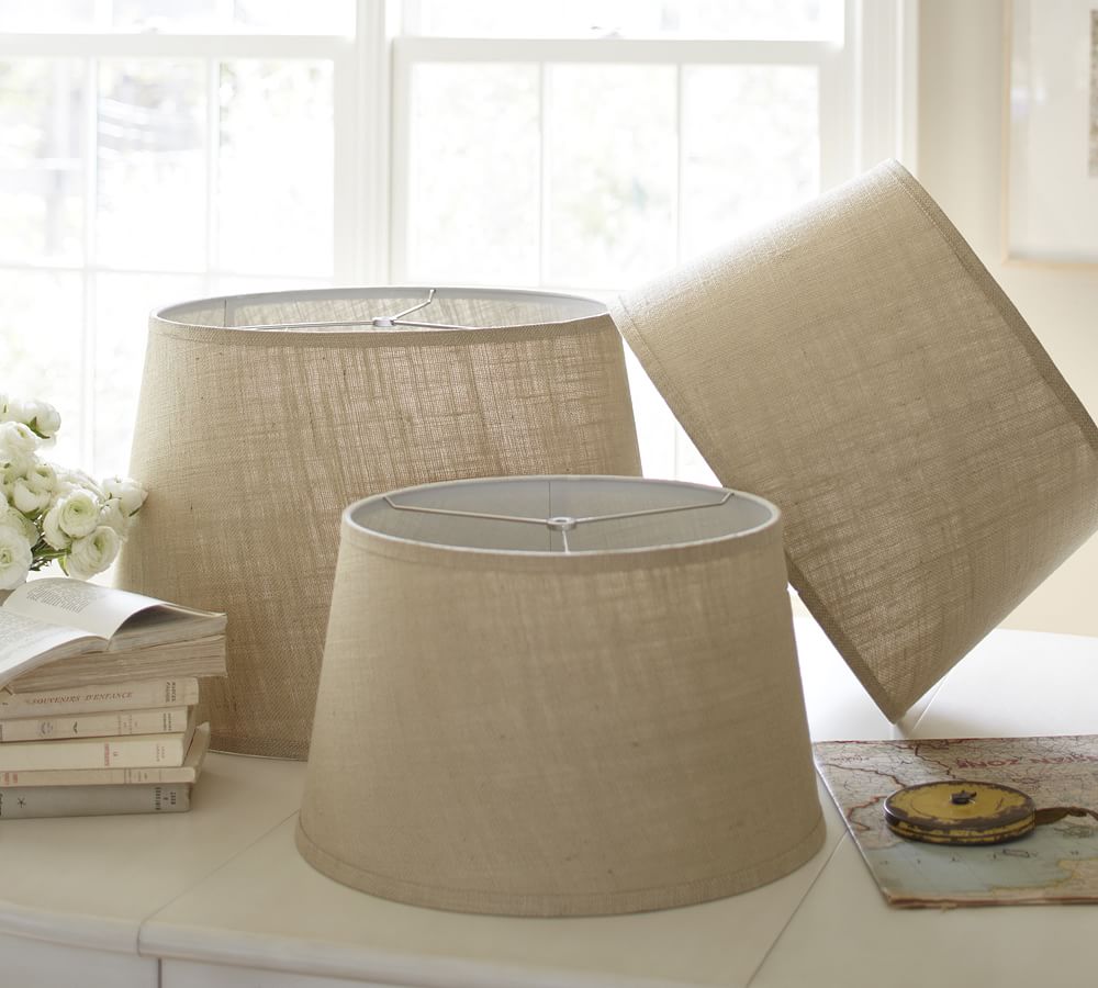 Natural Weave Tapered Drum Lamp Shade Pottery Barn