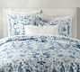 Athena Print Organic Percale Patterned Duvet Cover Sham Pottery Barn