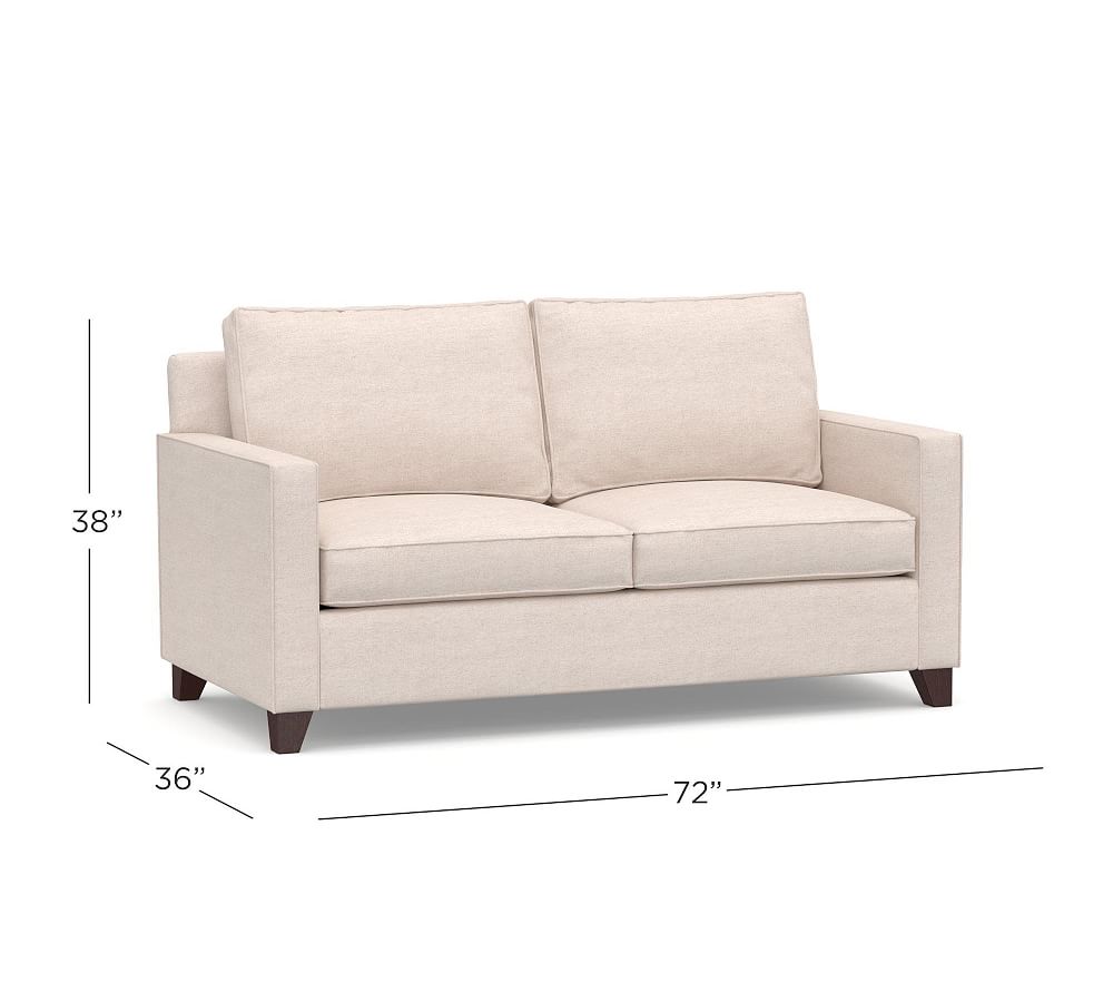 Cameron Square Arm Upholstered Sleeper Sofa With Air Topper Pottery Barn