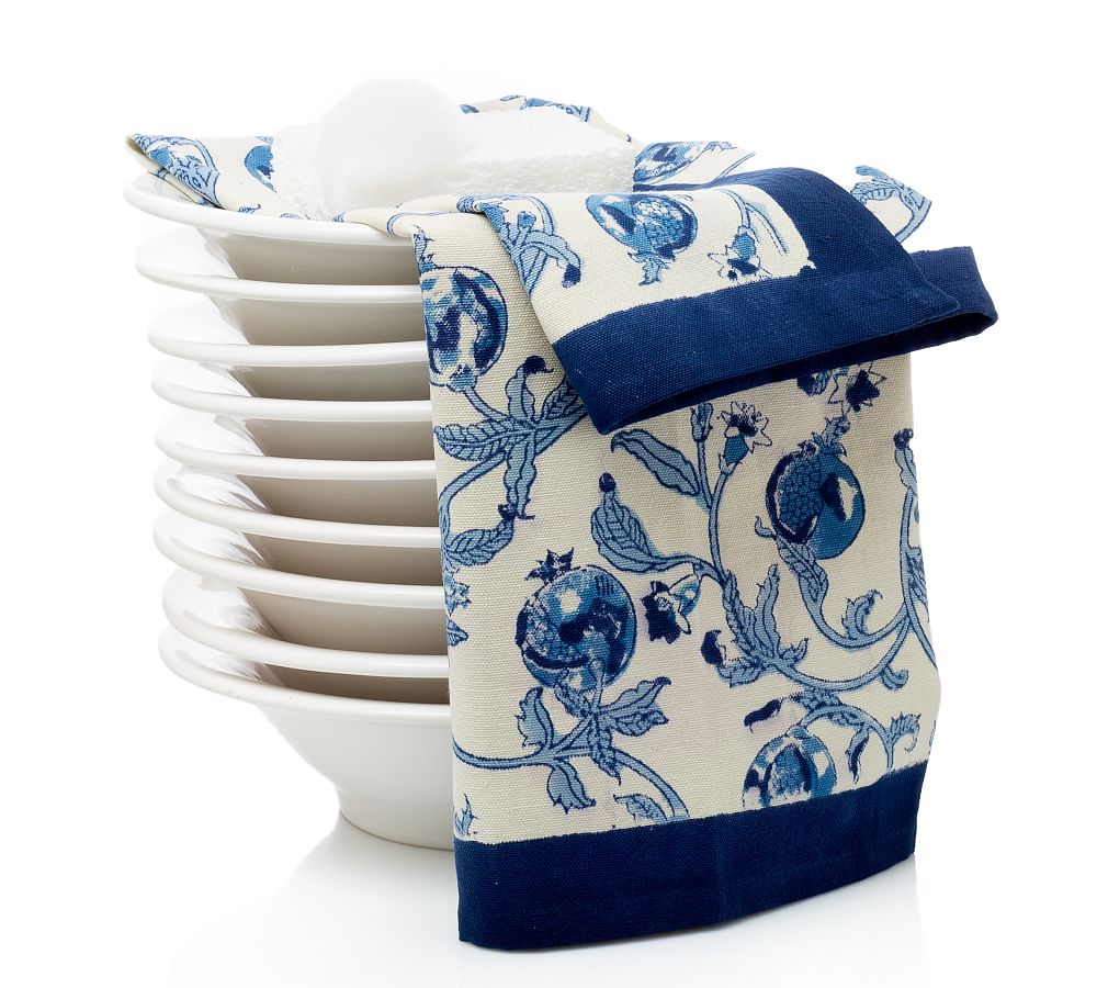 Granada Handmade Cotton Tea Towels Set Of Pottery Barn