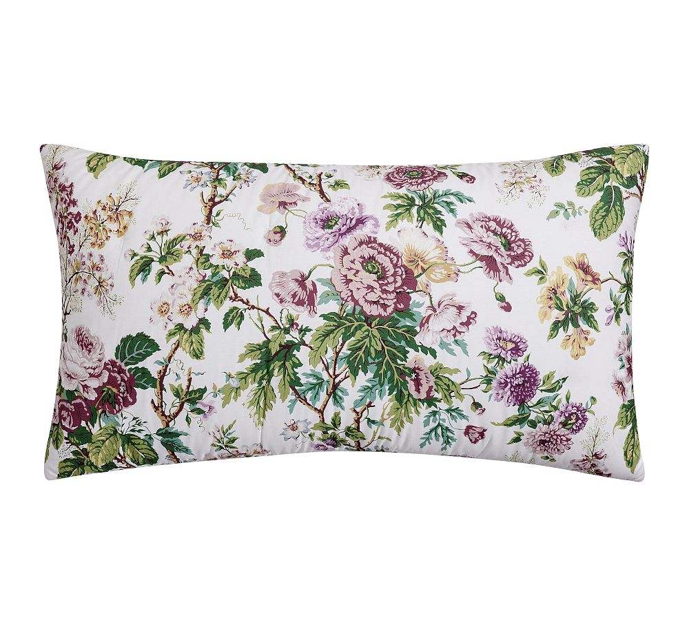 Eloise Garden Reversible Percale Comforter Sham Pottery Barn