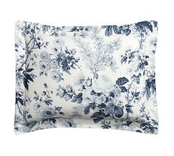 Garden Floral Percale Sham Pottery Barn