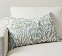 Vega Ikat Lumbar Pillow Pottery Barn