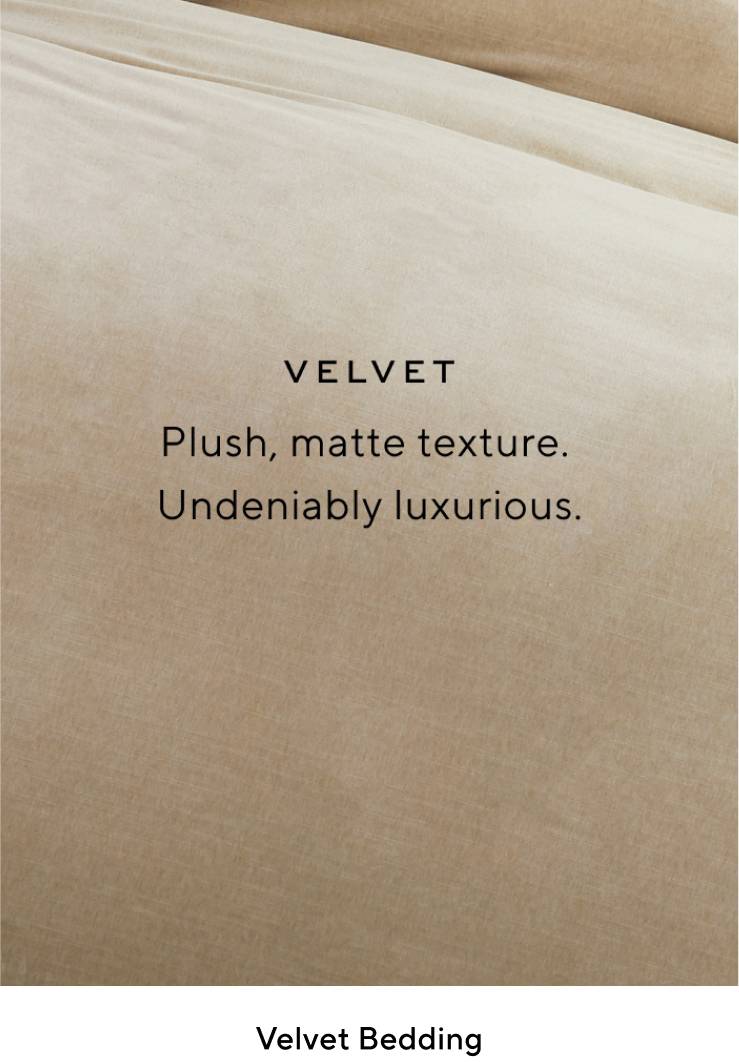 Velvet Bedding