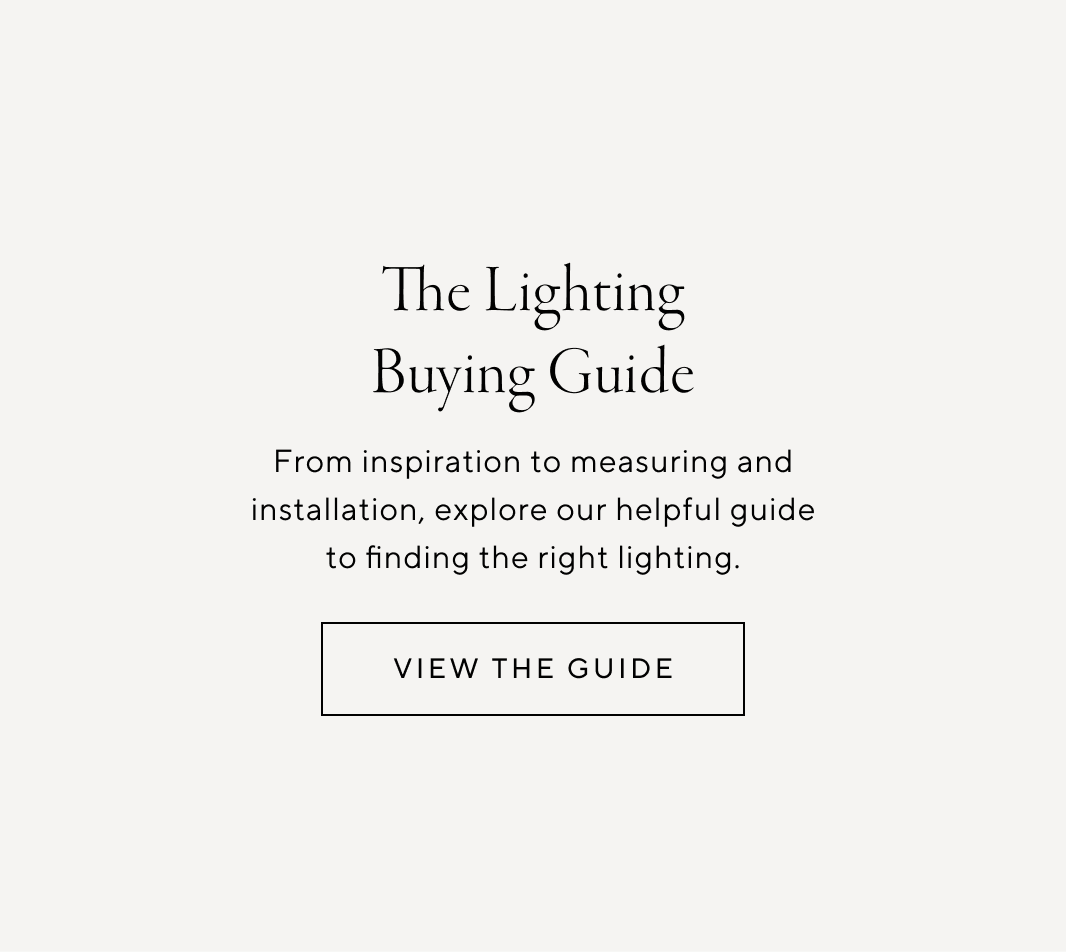 The Lighting Buying Guide