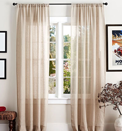 Belgian Flax Linen Sheer