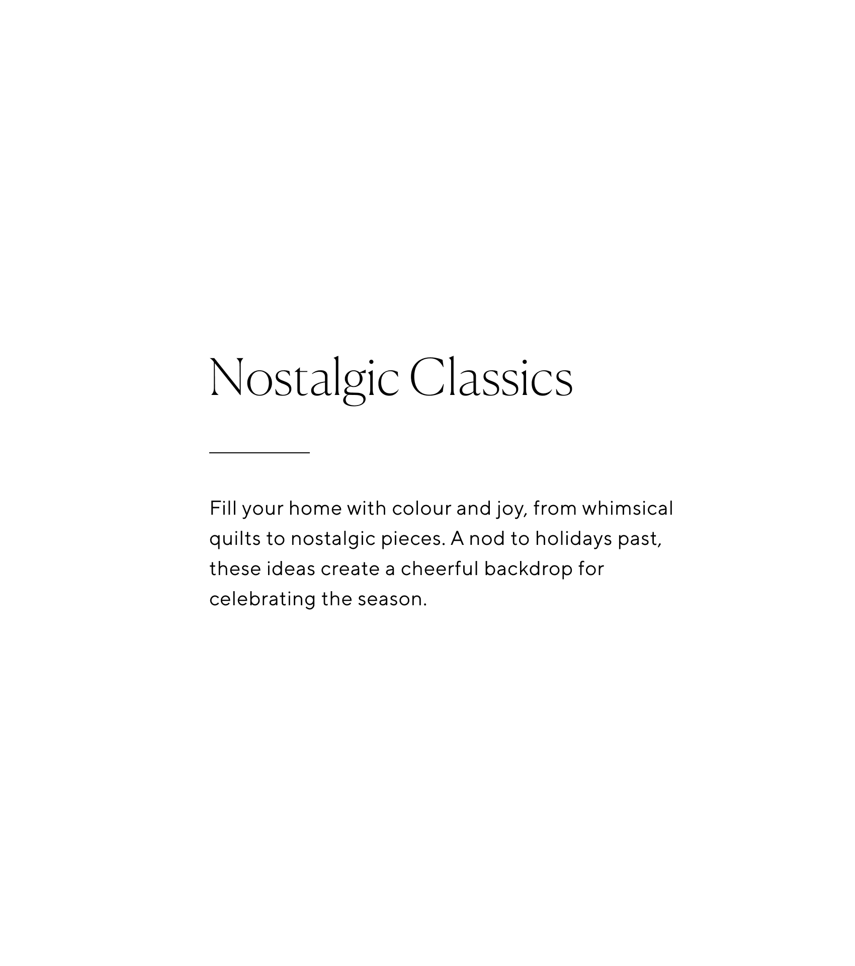 Nostalgic Classics