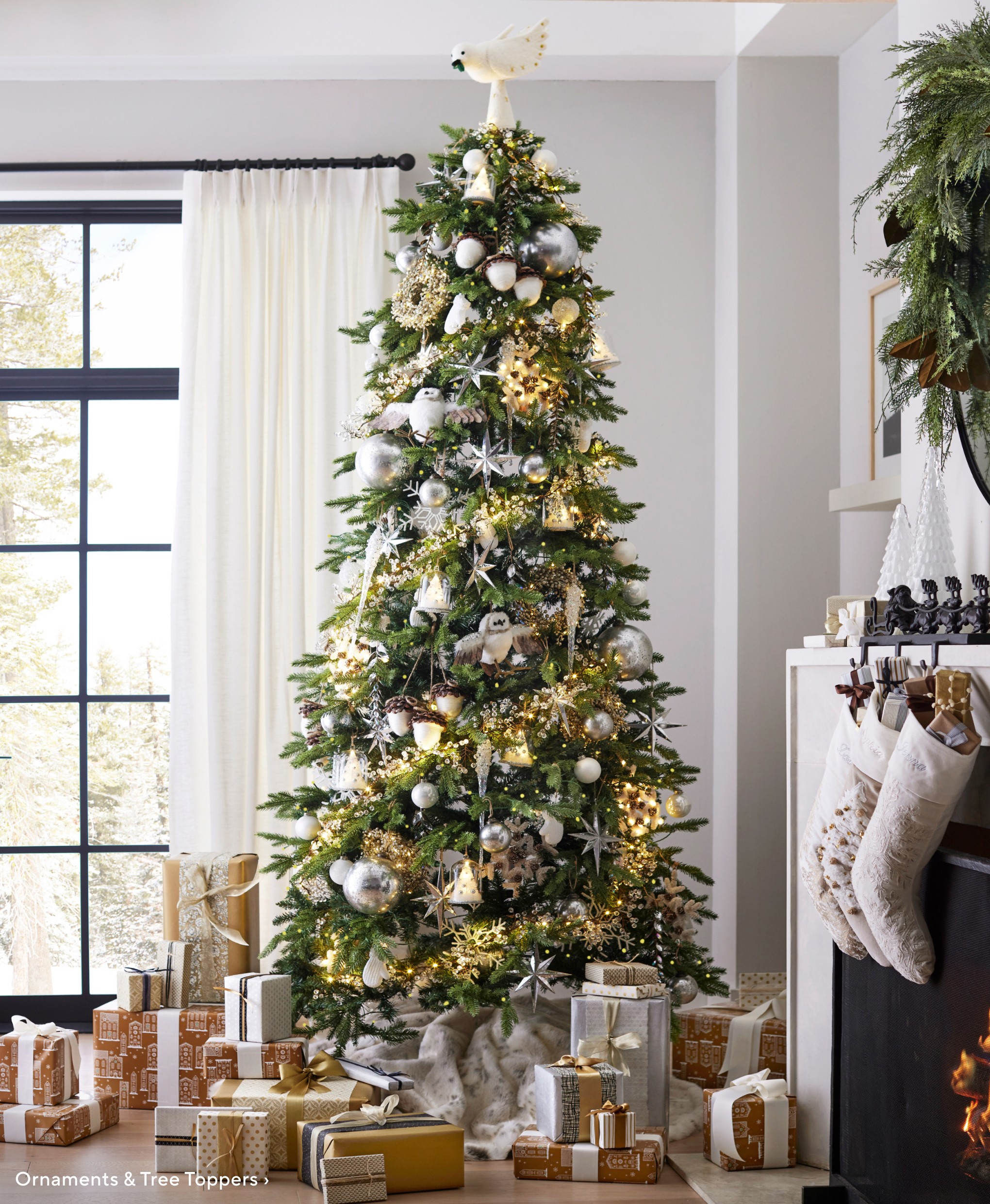 Our Favorite Holiday Trees & Mantels