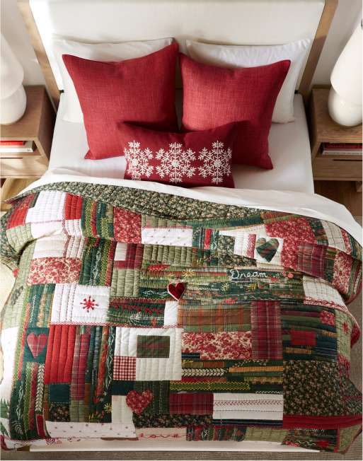 Pottery barn christmas blanket sale