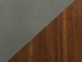 Grey Concrete & Brown Wood Grey Concrete & Brown Wood