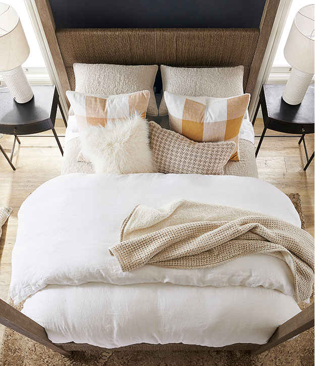 The White & Neutral Bed