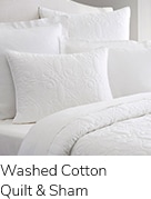 Washed Cotton Quilt & Sham