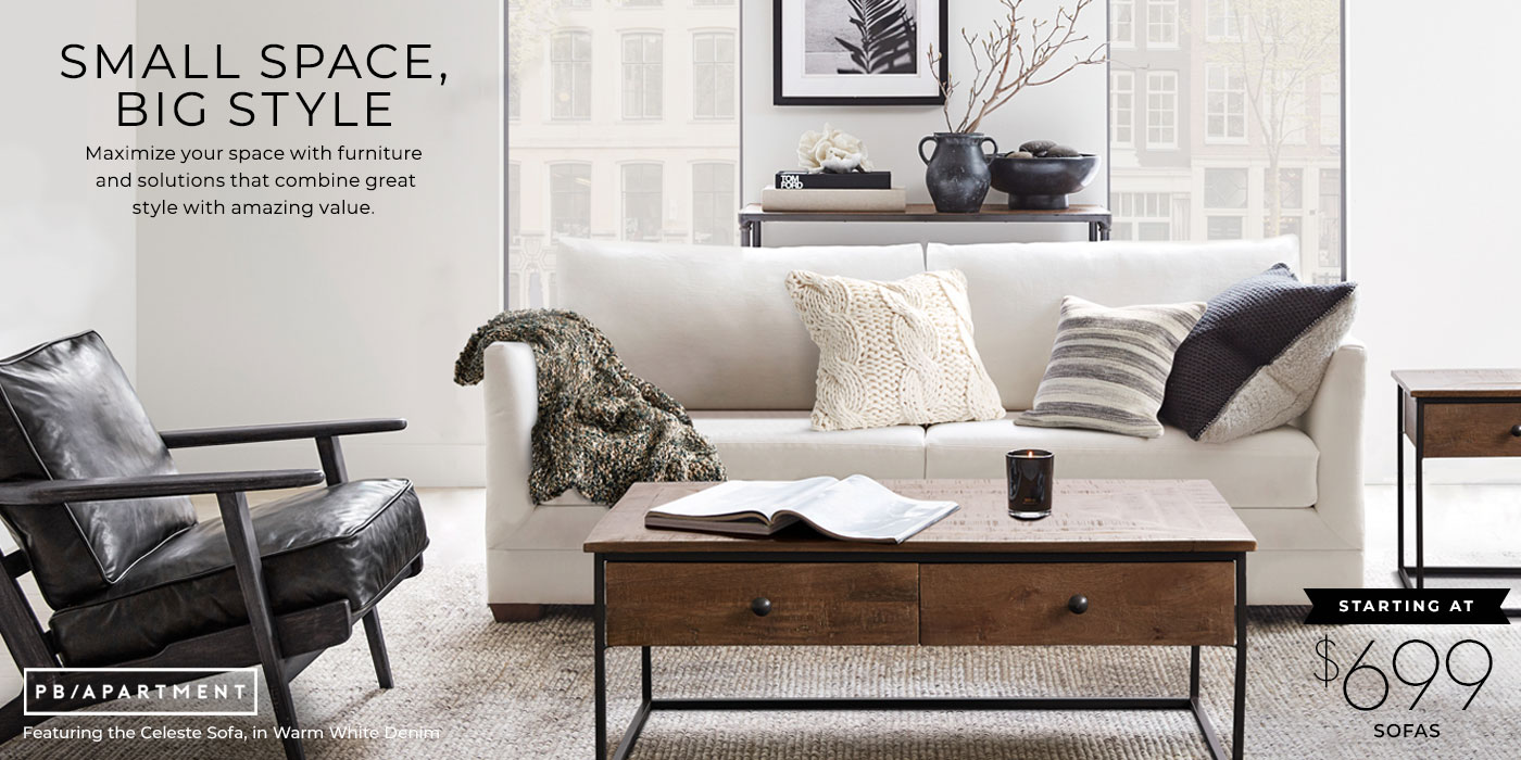 Space Saving Furniture Apartment Furniture Pottery Barn