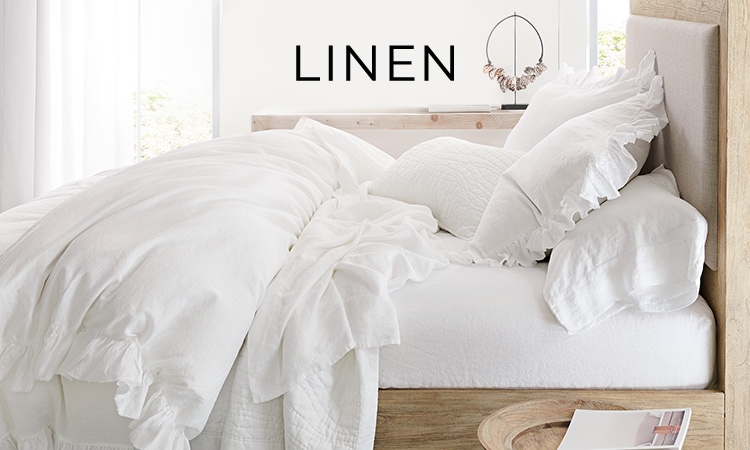 linen bed sheets