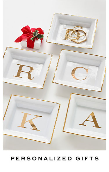 pottery barn personalized gifts