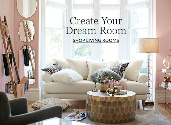 Living Room Design Ideas Inspiration, Potterybarn Living Room