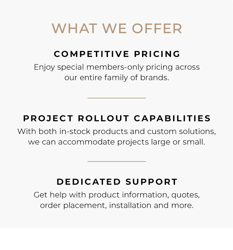 What We Offer