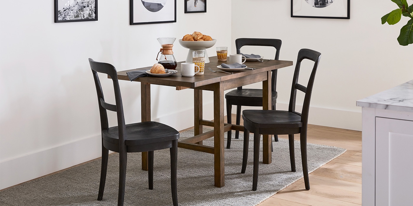 Mateo Drop Leaf Dining Table Pottery Barn