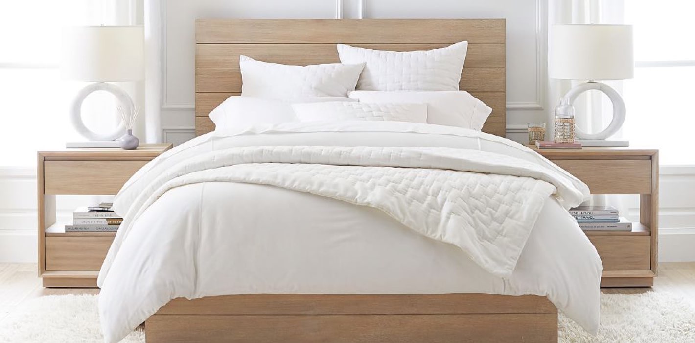 Pottery Barn White Bed