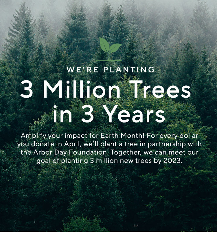 Arbor Day Foundation Donation Pottery Barn