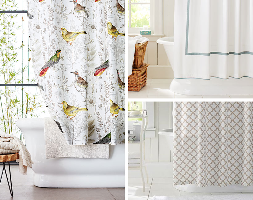 How to Choose the Right Shower Curtain for Your Shower | Pottery Barn