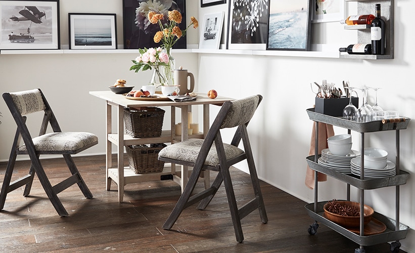No Dining Room How To Work With A, Creative Dining Room Tables For Small Spaces
