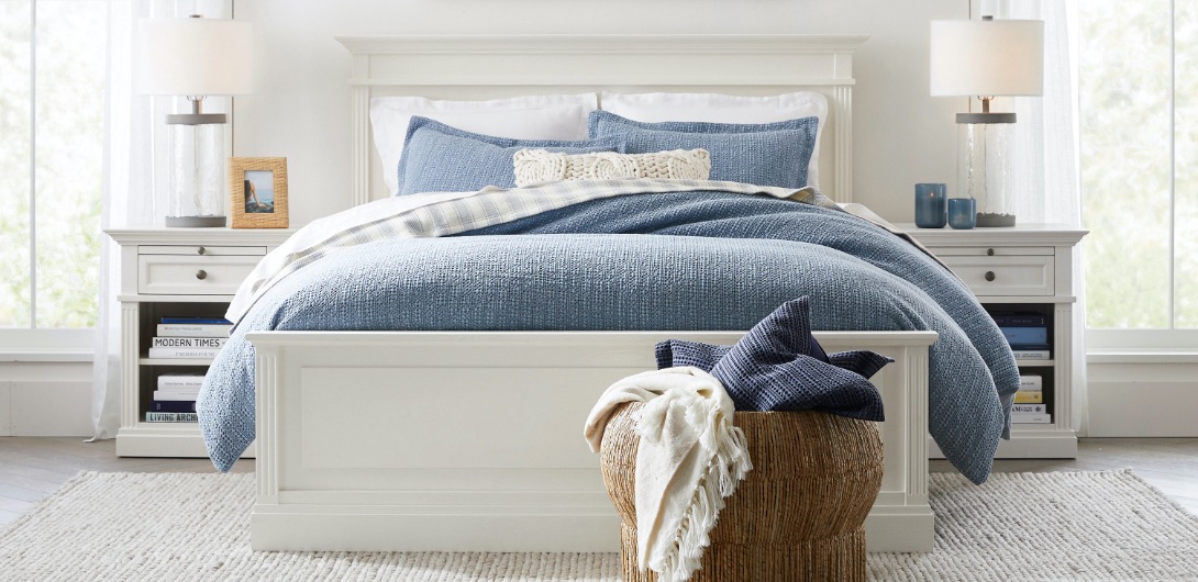 pottery barn bed set