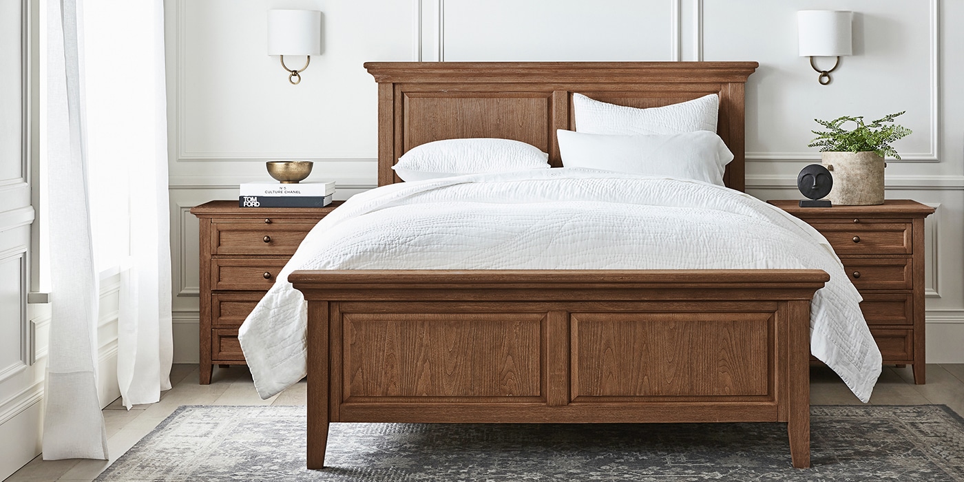 Hudson Bed Wooden Beds Pottery Barn