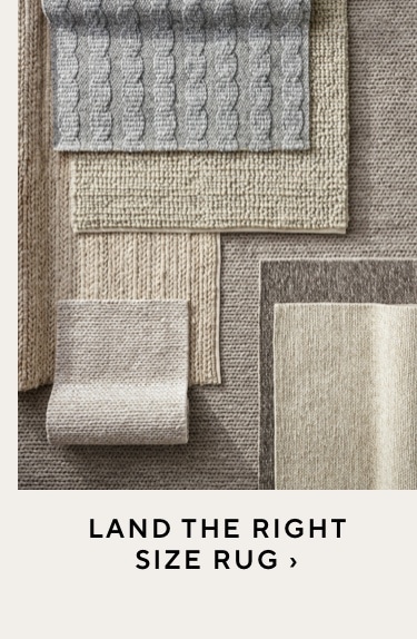 Land the Right Size Rug