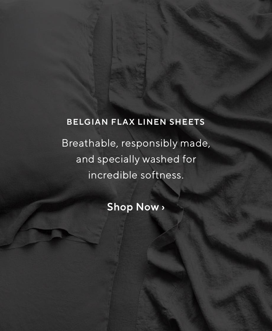 BELGIAN FLAX LINEN SHEETS